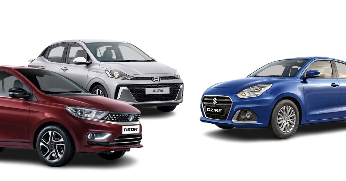 Hyundai Aura CNG vs Maruti Suzuki Dzire CNG vs Tata Tigor CNG: Price, Specs, and Mileage Comparison